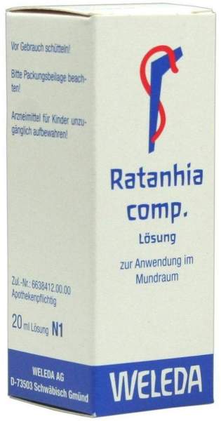 Weleda Ratanhia comp. Lösung 20 ml