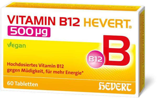 Vitamin B12 Hevert 500 µg 60 Tabletten
