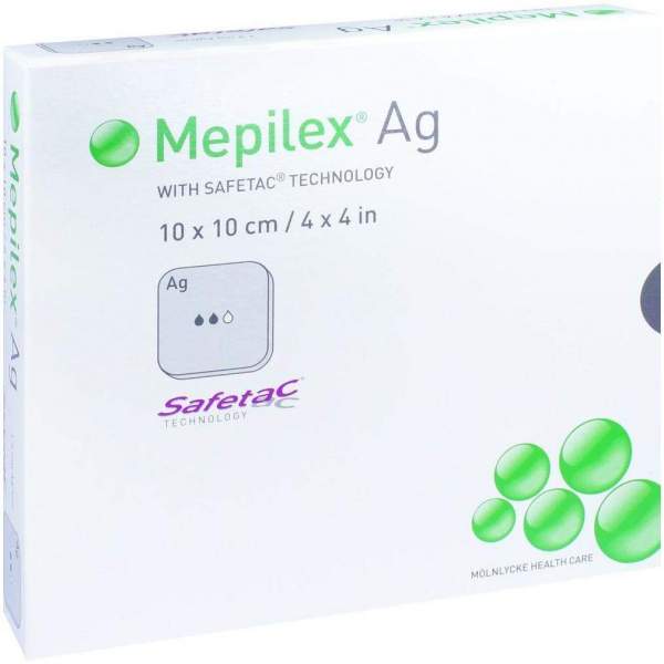 Mepilex AG 10 X 10 cm 5 Stück