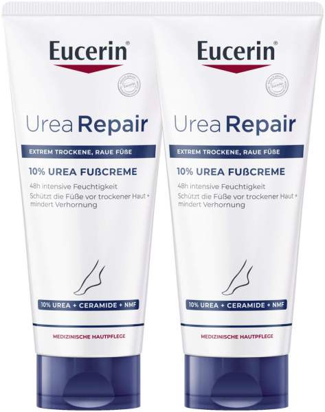Eucerin UreaRepair 10 % Urea Fußcreme 2 x 100 ml