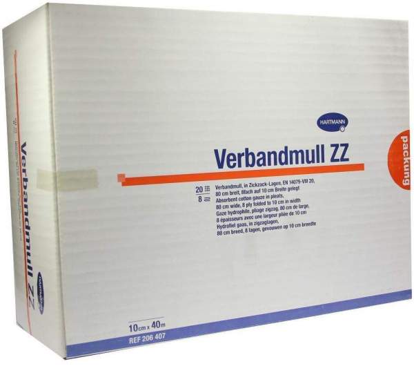 Verbandmull Hartmann 40m Zickzack