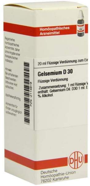 DHU Gelsemium D30 20 ml Dilution