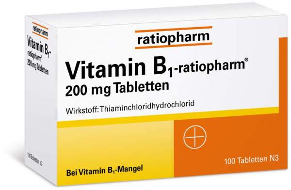 Vitamin B1 Ratiopharm 100 Tabletten