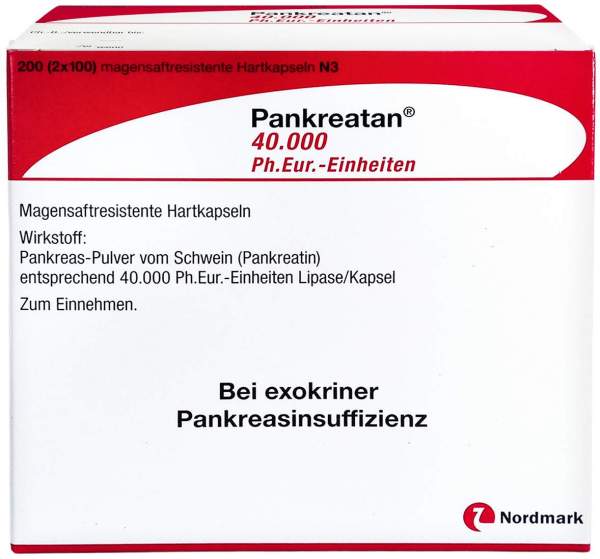 Pankreatan 40.000 Ph.Eur.-Einheiten Msr.Hartkaps.
