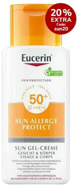 Eucerin Sun Allergy Protect LSF 50+ 150 ml Creme-Gel