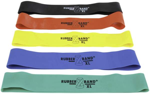 XL Fitness Rubberband, leicht, 275 x 50 x0,4 mm, gelb, 200 % Ausdehnung 1 Stück