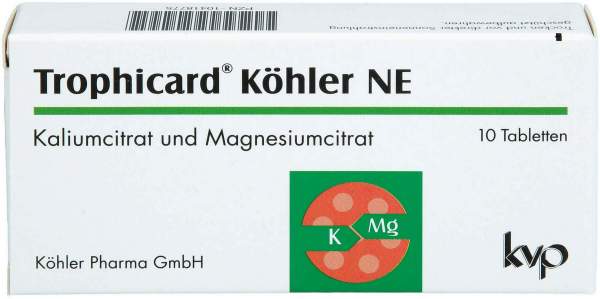 Trophicard Köhler Ne Tabletten 10 Tabletten
