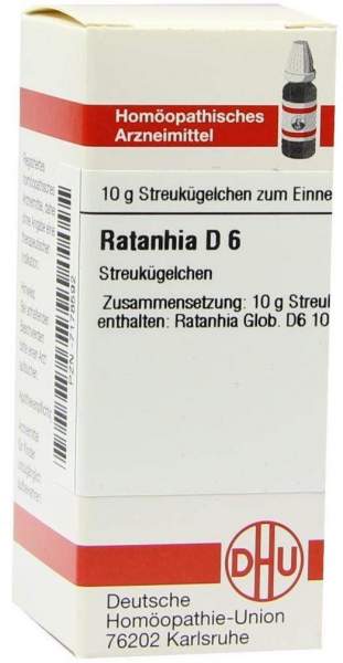 Dhu Ratanhia D6 Globuli