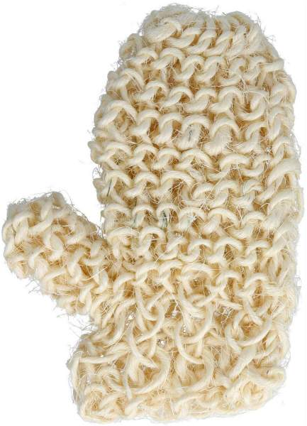 Sisal Massagehandschuh Grob Gestrickt Titania
