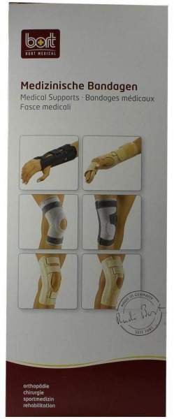 Bort Kniebandage Mit Gelenk Xxlarge Silber