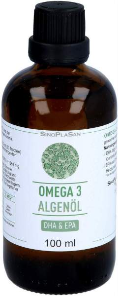 Omega-3 Algenöl Dha 300 Mg+epa 150 mg 100 ml