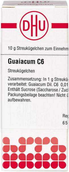 Dhu Guaiacum C6 Globuli 10 G