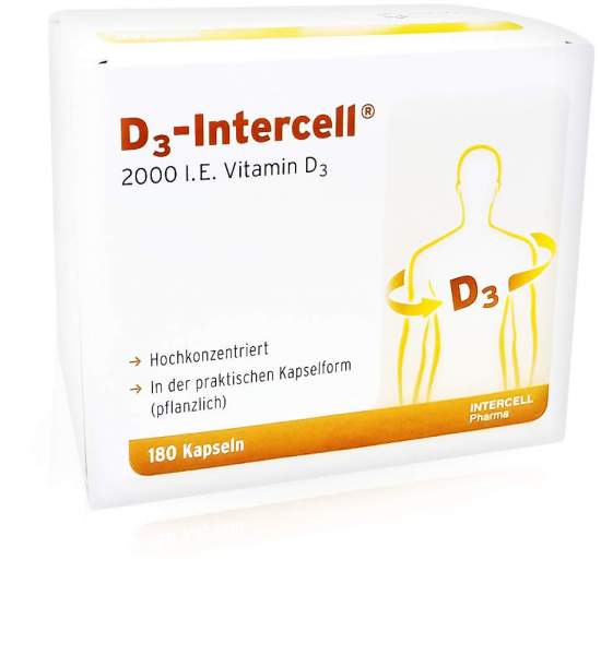 D3 Intercell 2000 I.E. 180 Kapseln