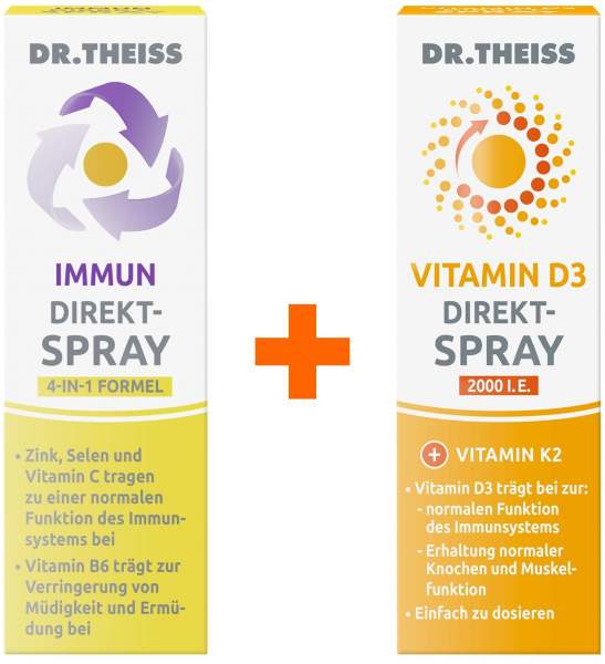 Dr. Theiss Immun Direkt-Spray 30 ml + Vitamin D3 Direkt-Spray 20 ml