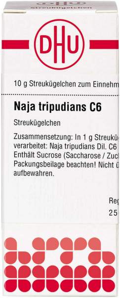 Dhu Naja Tripudians C6 Globuli 10 G