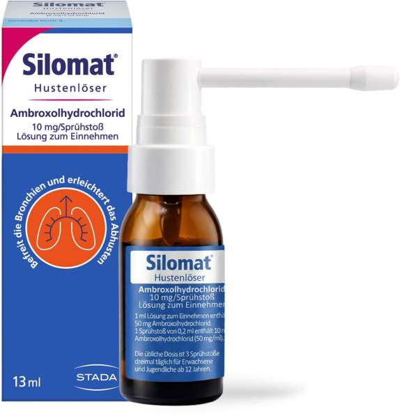 Silomat 10 mg Hustenlöser Spray mit Ambroxolhydrochlorid
