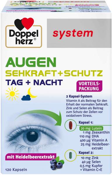 Doppelherz system Augen Sehkraft + Schutz 120 Kapseln