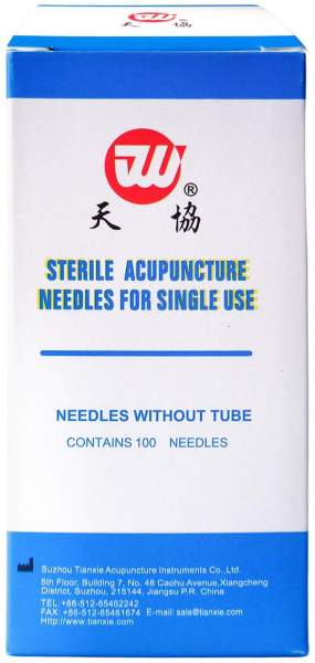 Akupunkturnadeln Tianxie 0,25 X 40 mm Steril 100 Stück