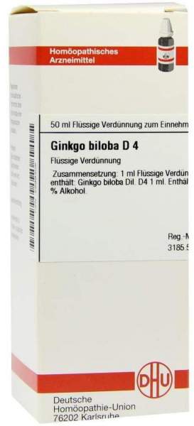 Ginkgo Biloba D 4 50 ml Dilution