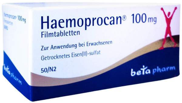 Haemoprocan 100 mg 50 Filmtabletten