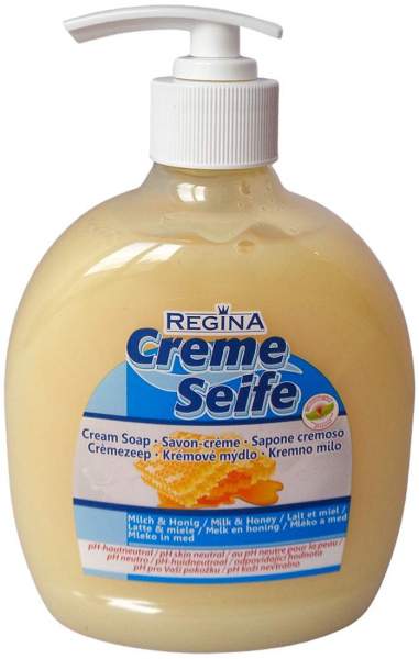 Creme Seife Milch &amp; Honig im Spender Regina 500ml
