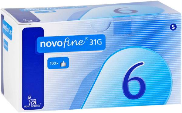 Novofine 6 Kanülen 0,25x6mm 31g