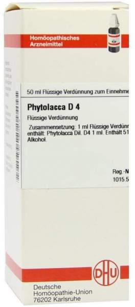 Phytolacca D4 Dilution 50 ml Dilution