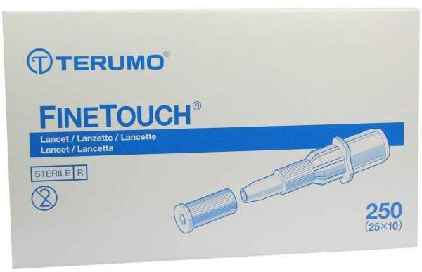 Terumo Finetouch Einmallanzetten 250 Lanzetten