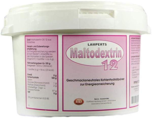 Maltodextrin 12 Lamperts 1200 G Pulver