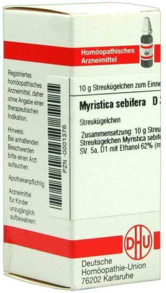 Dhu Myristica Sebifera D3 Globuli