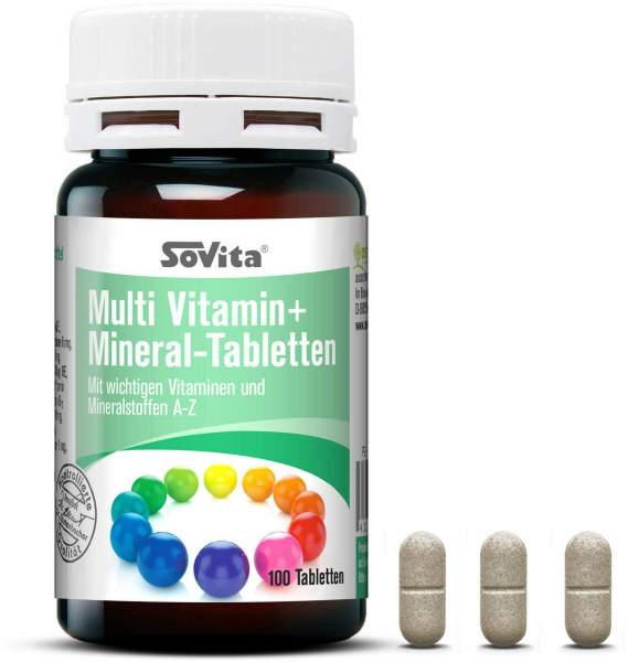 Sovita Care Multivitamin+mineral-Tabletten 100 Stück
