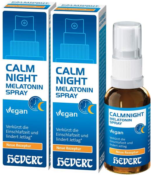 Calmnight Hevert Melatonin Spray 2 x 30 ml