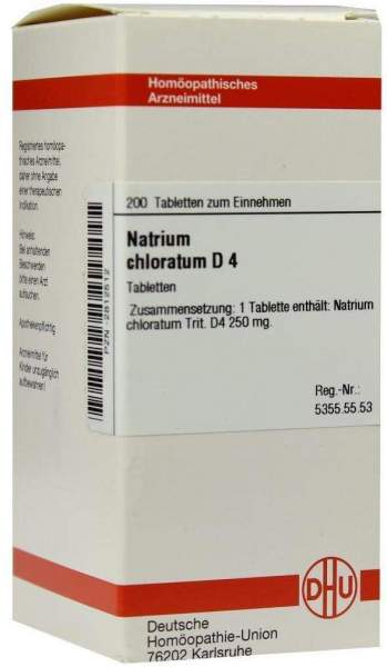Natrium Chloratum D 4 200 Tabletten