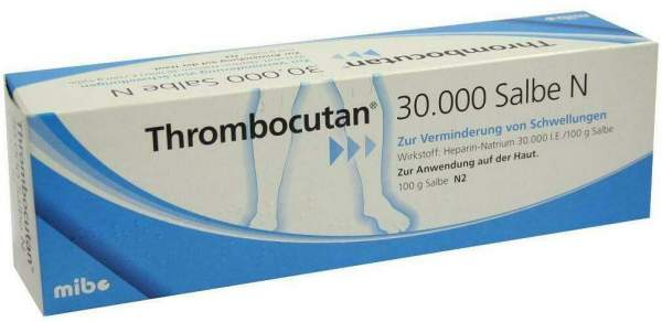 Thrombocutan 30.000 I.E. Salbe N 100 G Salbe