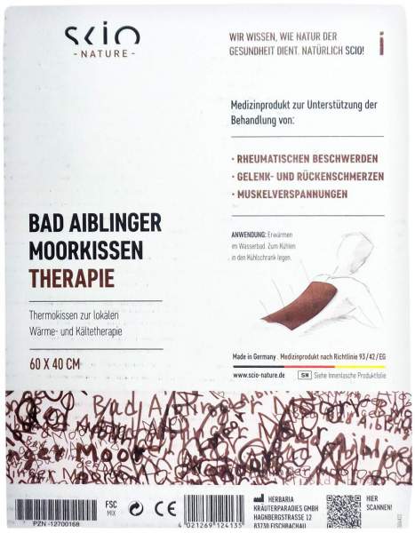 Moorkissen Bad Aiblinger Therapie 40 X 60 cm 1 Stück