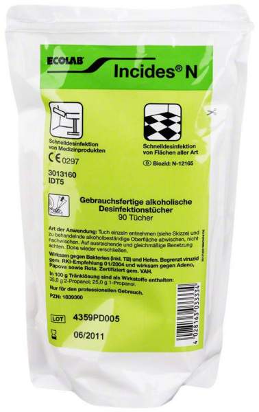 Incides N Tücher Nachfüllpack