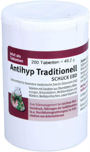 Antihyp Traditionell Schuck ebd Tabletten 120 Stück