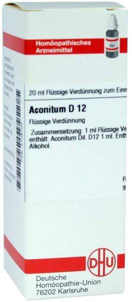 DHU Aconitum D12 20 ml Dilution