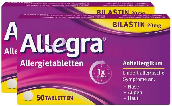 Allegra Allergietabletten 20 mg 2 x 50 Tabletten