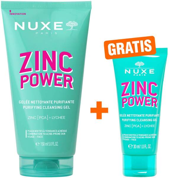NUXE Zinc Power Reinigungsgel 150 ml + gratis 30 ml