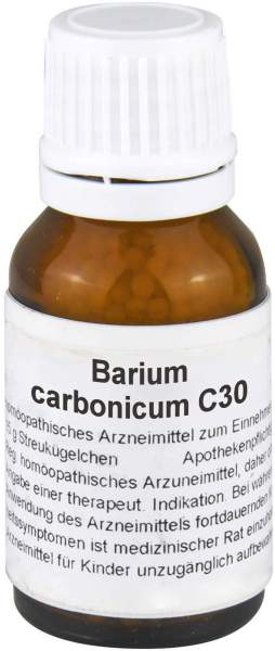 Barium Carbonicum C 30 15 G Globuli