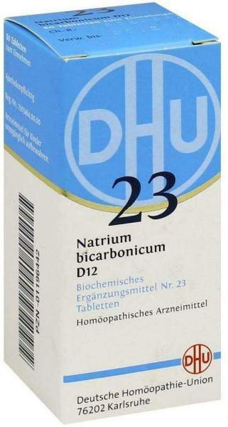 Biochemie Dhu 23 Natrium Bicarbonicum D12 Tabletten 80 Tabletten