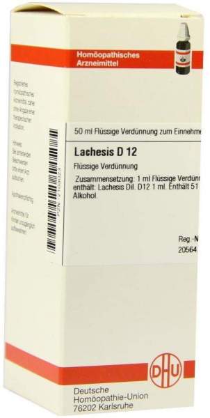 Lachesis D 12 50 ml Dilution