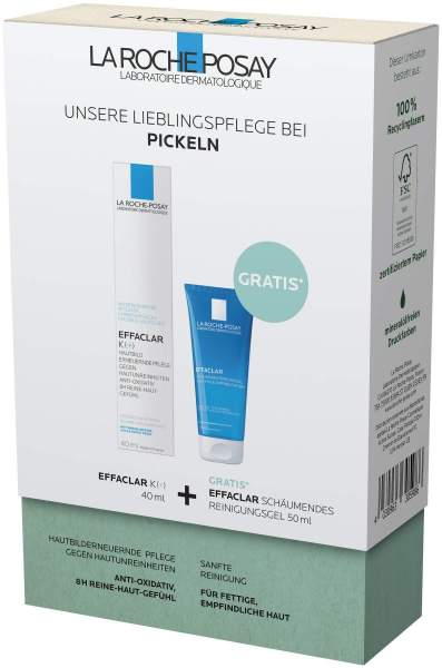 La Roche Posay Effaclar K+ Routineset + gratis Effaclar Reinigungsgel 50 ml