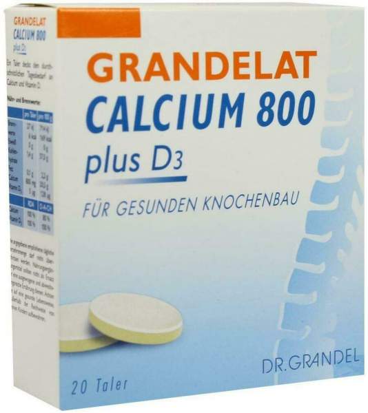 Grandelat Calcium 800 Plus D3 20 Kautabletten
