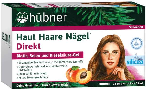 Hübner Haut Haare Nägel Direkt Aprikose 15 x 15 ml