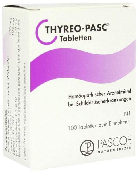 Thyreo Pasc Tabletten 100 Tabletten