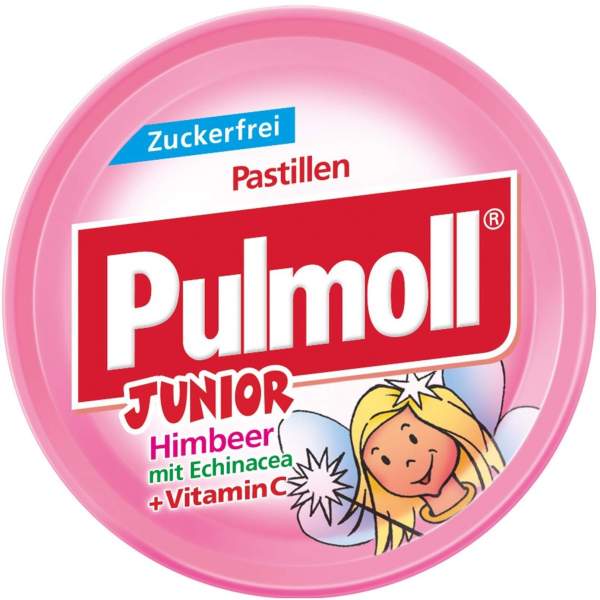 Pulmoll Junior Himbeer Mit Echinacea Ohne Zucker Bonbons