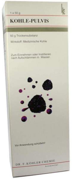 Kohle Pulvis Ohne Magensonde