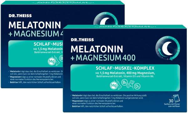 Dr.Theiss Melatonin + Magnesium Schlaf-Komplex 2 x 30 Stück